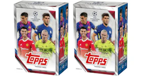 2021-22 Topps UEFA Champions League Collection Soccer Blaster Box 2x Lot