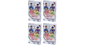2021-22 Topps UEFA Champions League Collection Soccer Hobby Box 4x Lot
