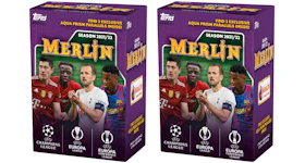 2021-22 Topps UEFA Champions League Merlin Soccer Blaster Box 2x Lot