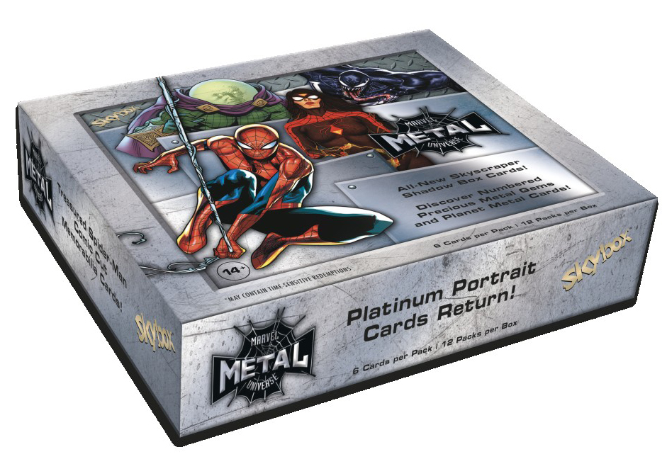 2021-22 Upper Deck Marvel Spider-Man Metal Universe Hobby Box 