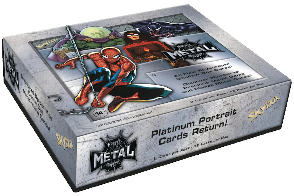 2021-22 Upper Deck Marvel Spider-Man Metal Universe Hobby Box