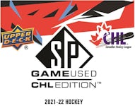 2021-22 Upper Deck SP Game Used CHL Hockey Hobby Box