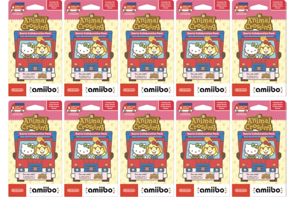 2021 Animal Crossing Sanrio Collaboration Amiibo Pack 10x Lot
