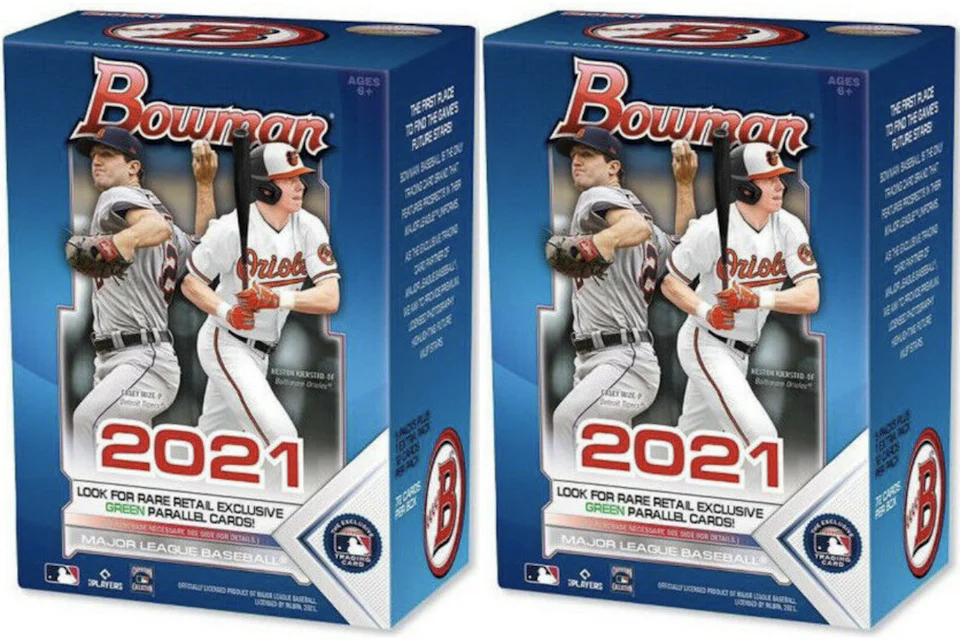 2021 Bowman Baseball Blaster Box 2x Lot