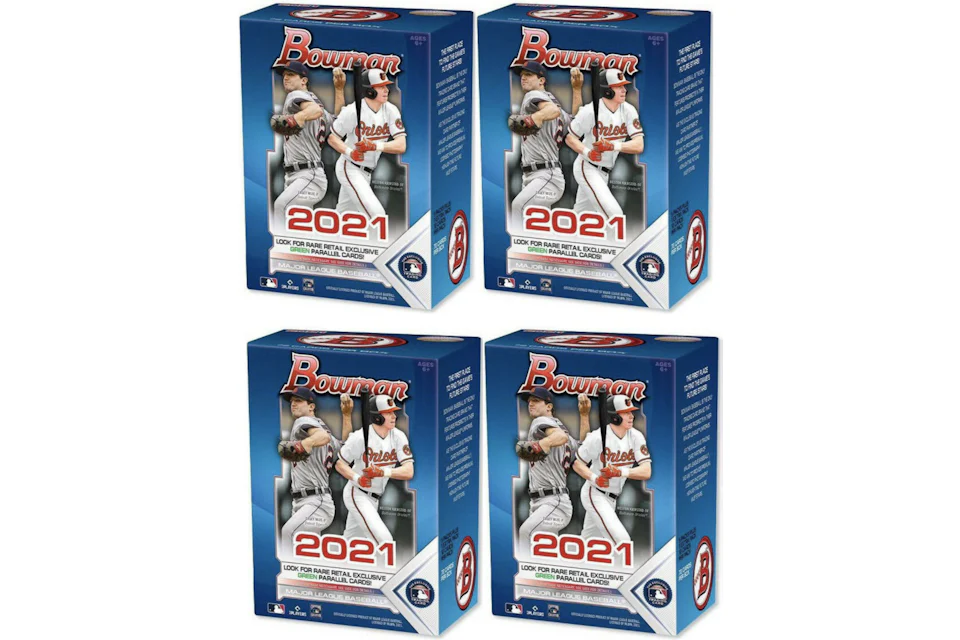 2021 Bowman Baseball Blaster Box 4x Lot