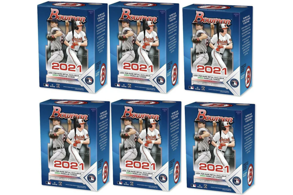 2021 Bowman Baseball Blaster Box 6x Lot