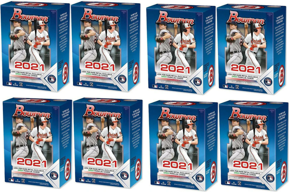2021 Bowman Baseball Blaster Box 8x Lot