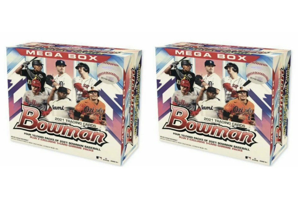 2021 Bowman Baseball Mega Box 2x Lot