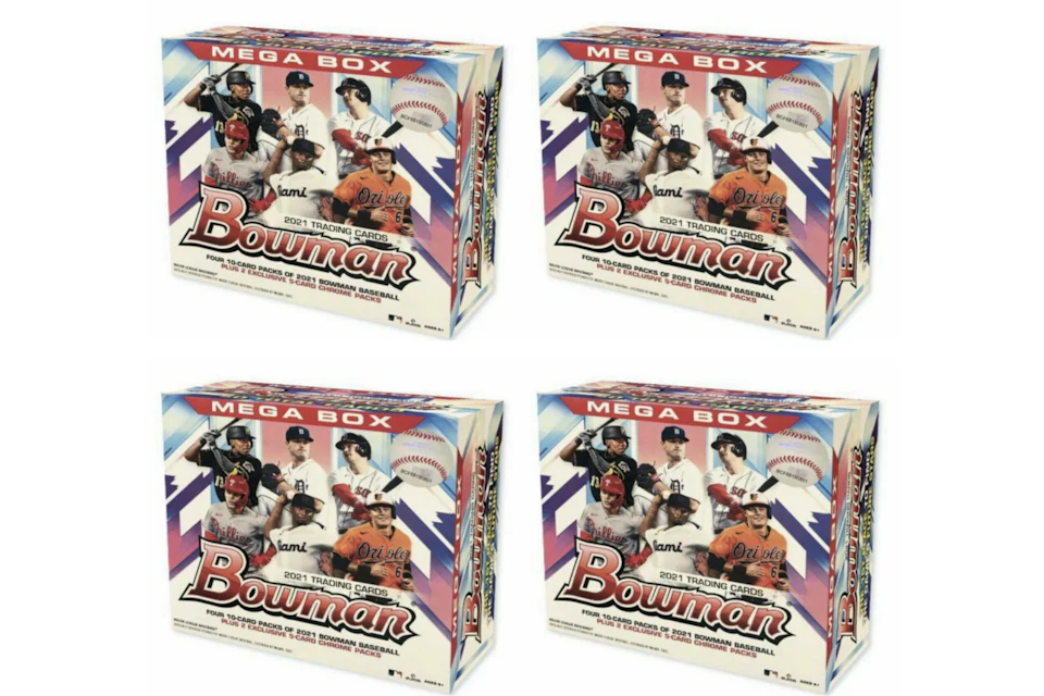 2021 Bowman Baseball Mega Box 4x Lot