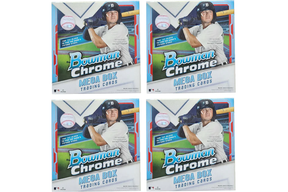 2021 Bowman Chrome Baseball Mega Box 4x Lot