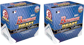 2021 Bowman Draft Sapphire Edition Baseball Hobby Box 2x Lot