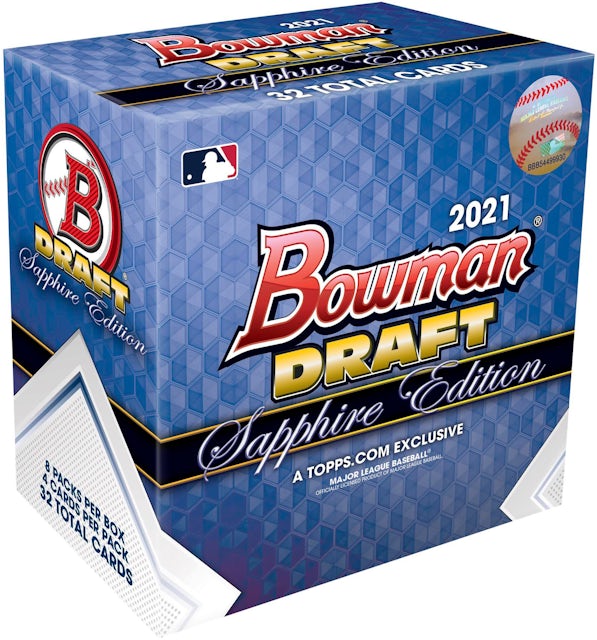 2021 Bowman Draft Sapphire Edition Baseball Hobby Box