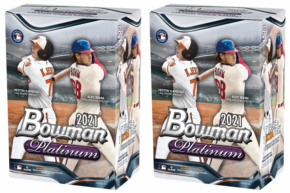 2021 Bowman Platinum Baseball Blaster Box 2x Lot