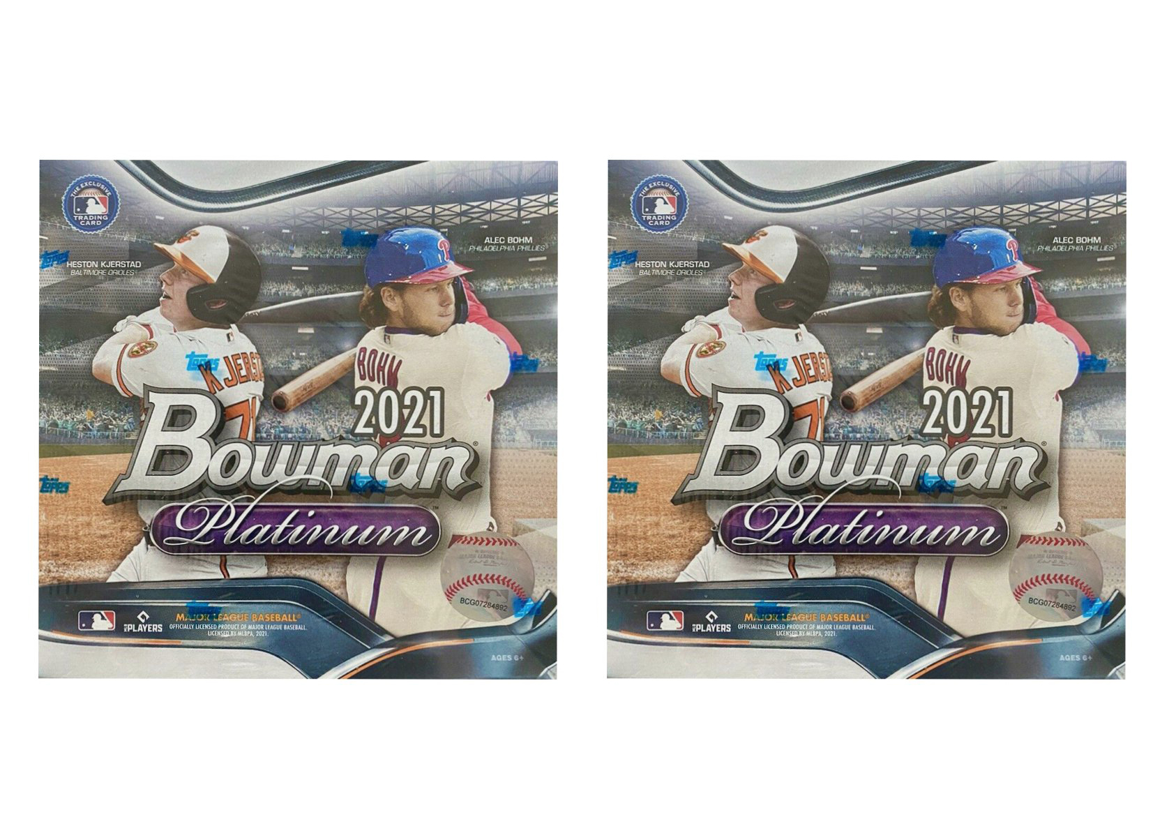 2021 Bowman Platinum Baseball Mega Box 2x Lot - 2021 - US