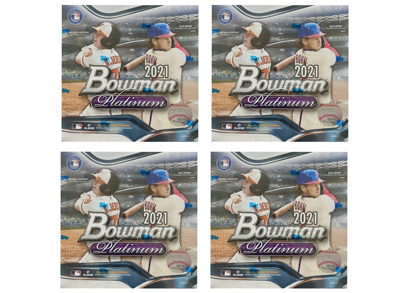 2021 Bowman Platinum Baseball Mega Box 4x Lot 2021 US