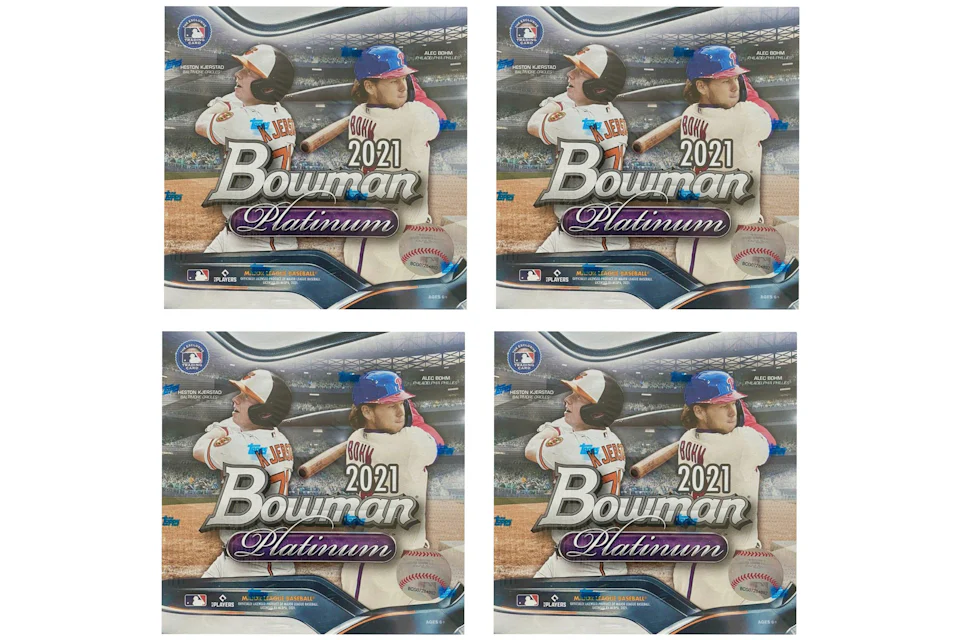 2021 Bowman Platinum Baseball Mega Box 4x Lot