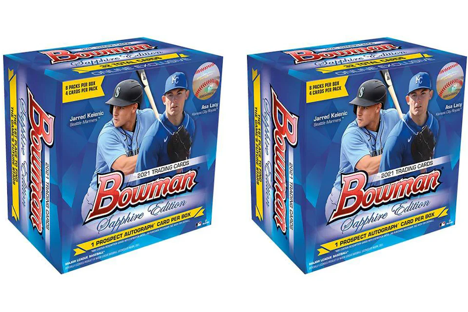 2021 Bowman Sapphire Edition Baseball Box 2x Lot