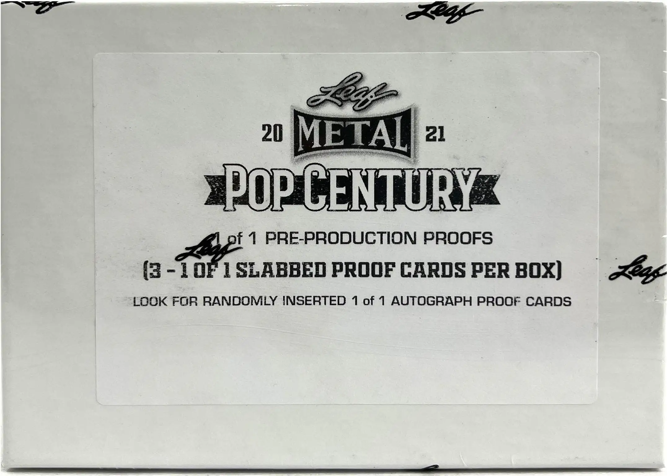 2021 Leaf Metal Pop Century PreProduction Proof Hobby Box 2021 CN