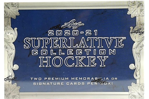 2021 Leaf Superlative Collection Hockey Hobby Box