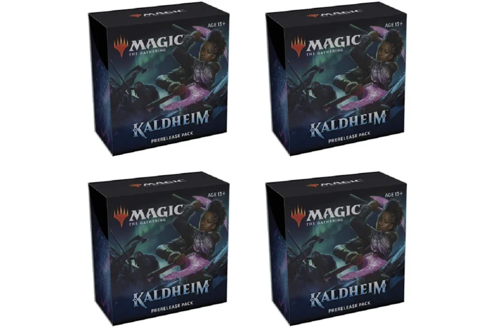 Magic: The Gathering TCG Kaldheim Prerelease Pack Kit (6 Packs) 4x Lot