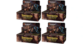 Magic: The Gathering TCG Strixhaven School of Mages Draft Booster Box (36 packs) 4x Lot