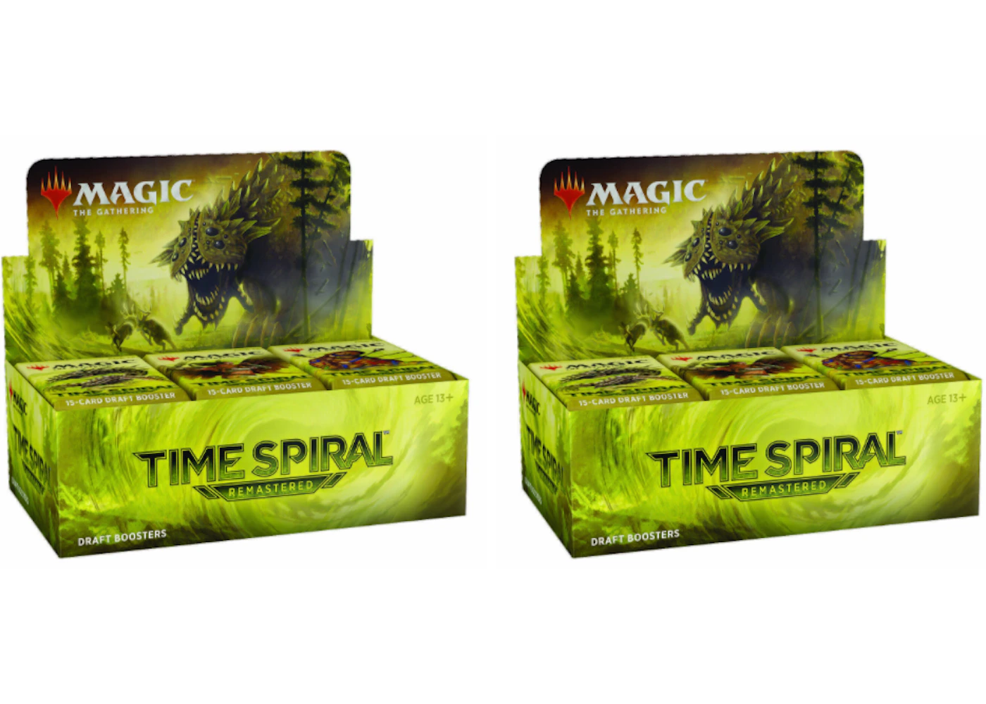 Magic: The Gathering TCG Time Spiral Remastered Draft Booster Box 2x Lot - US Magic: The Gathering TCG Time Spiral Remastered Draft Booster Box 2x Lot - US