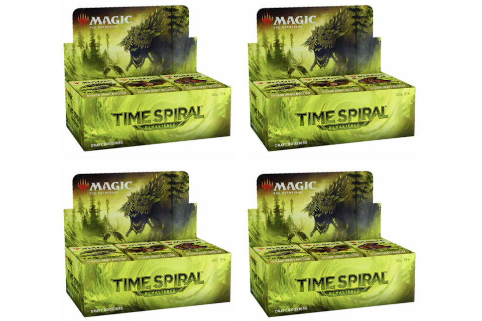 Magic: The Gathering TCG Time Spiral Remastered Draft Booster Box 4x Lot