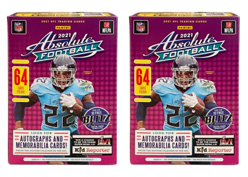 2021 Panini Absolute Football Blaster Box (Purple Parallels) (Fanatics