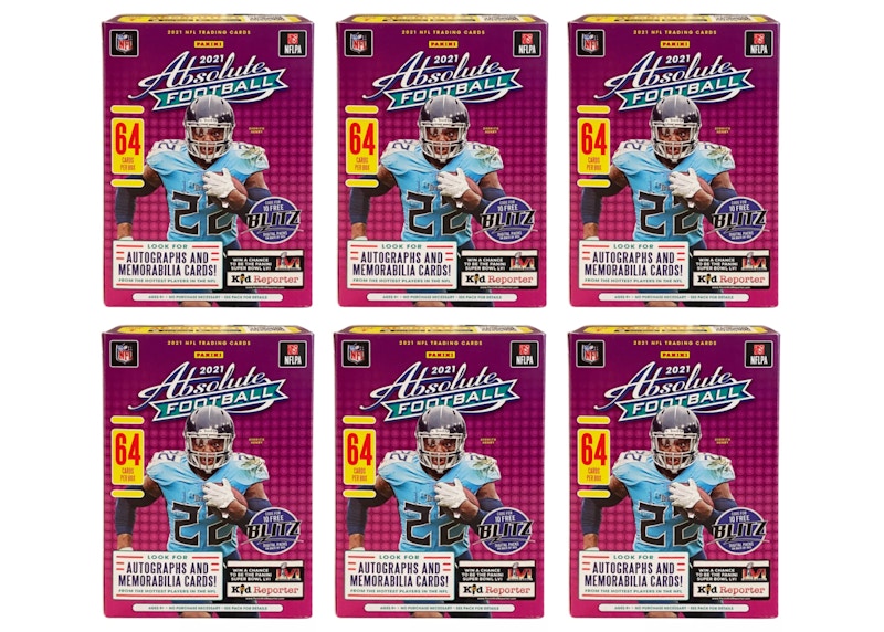 2022 Panini Absolute Football Fanatics Exclusive Blaster Box (Purple Parallels) 4x Lot