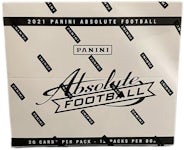 2021 Panini Absolute Football Factory Sealed Multi-Pack Cello Fat Pack Box