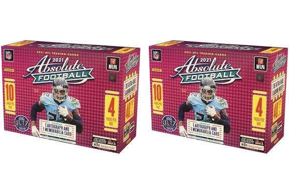 2021 Panini Absolute Fußball Mega Box (Rot Parallels) 2x Los