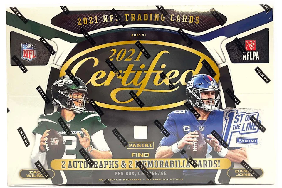 2021 Panini Certified Football 1st Off The Line Box