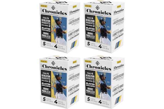 2021 Panini Chronicles Baseball Blaster Scatola 4x Lotto