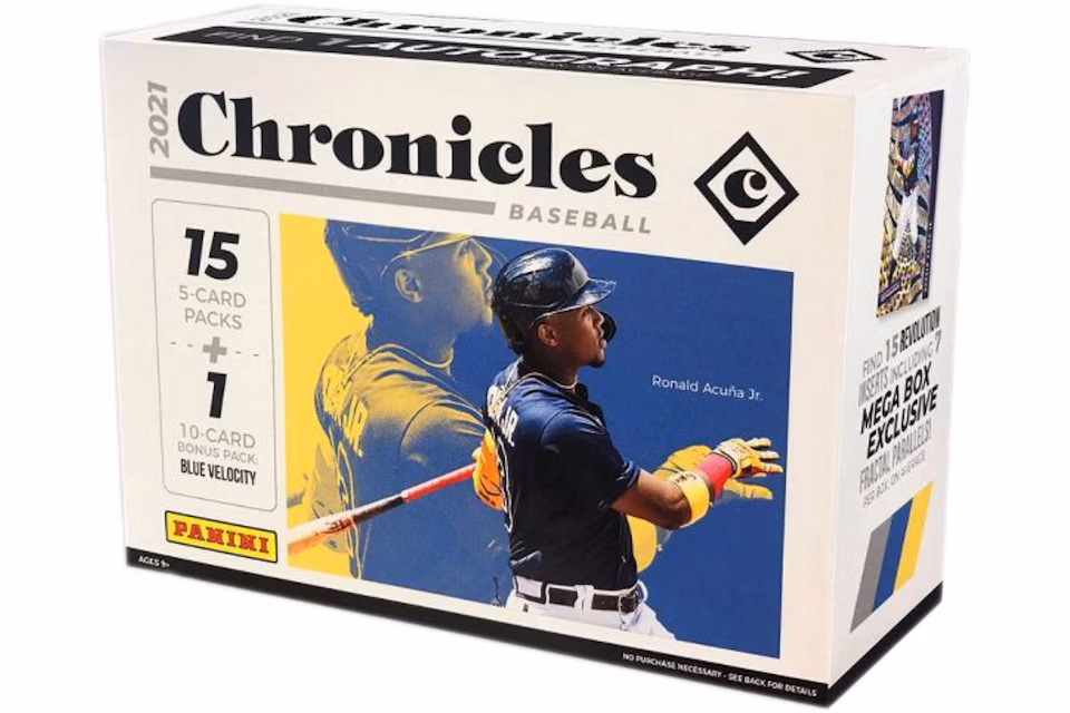 2021 Panini Chronicles Baseball Mega Box (Blue Velocity)