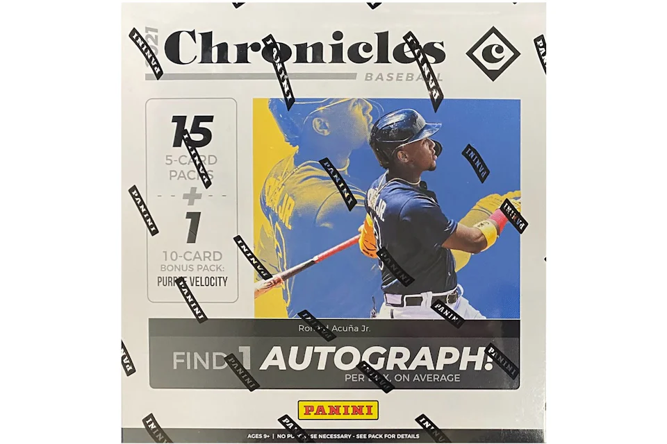 2021 Panini Chronicles Baseball Mega Box (Purple Velocity)