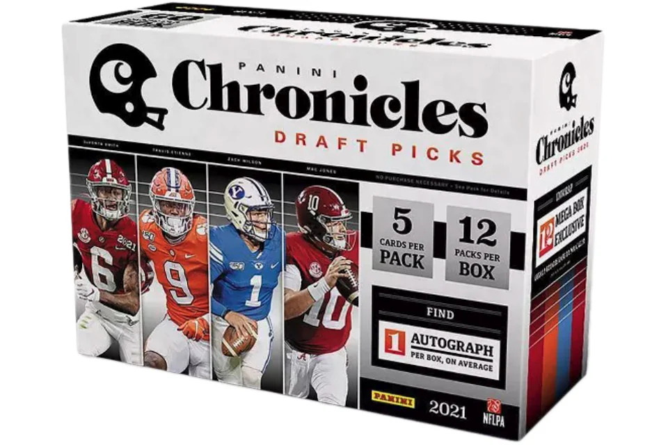 2021 Panini Chronicles Draft Picks College Football Mega Box (Orange Parallels)