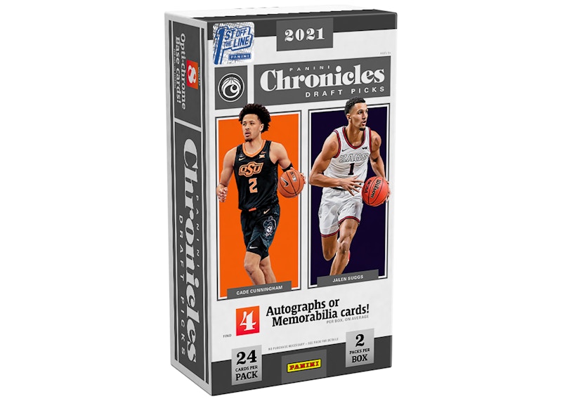2021 Panini Chronicles Draft Picks Collegiate Basketball 1st Off The Line Box
