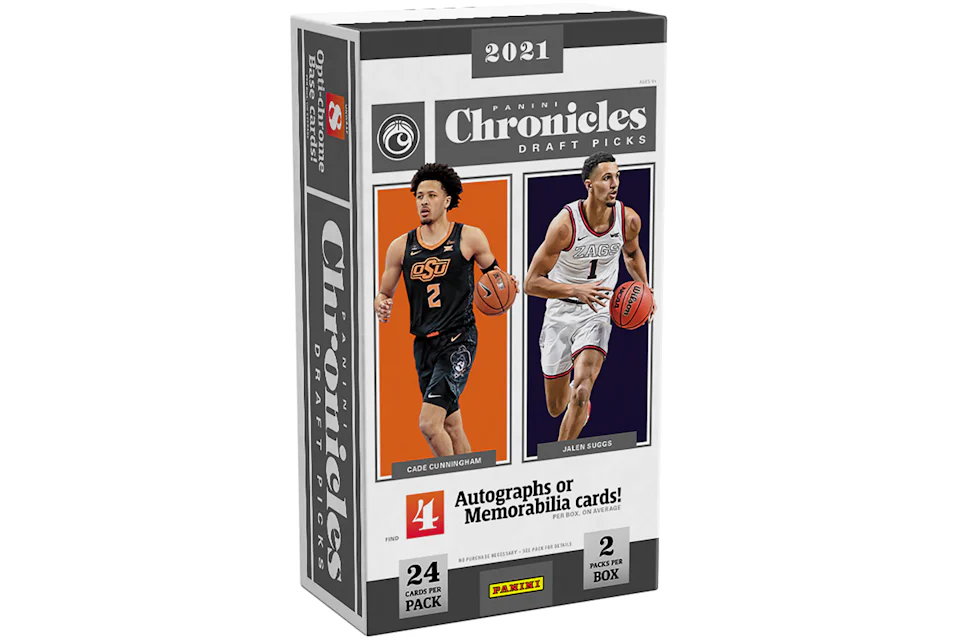 2021 Panini Chronicles Draft Picks Collegiate Basketball Hobby Box