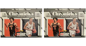 2021 Panini Chronicles Draft Picks Collegiate Basketball Mega Box (Orange Opti-Chrome Parallels) 2x Lot