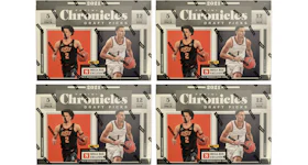 2021 Panini Chronicles Draft Picks Collegiate Basketball Mega Box (Orange Opti-Chrome Parallels) 4x Lot