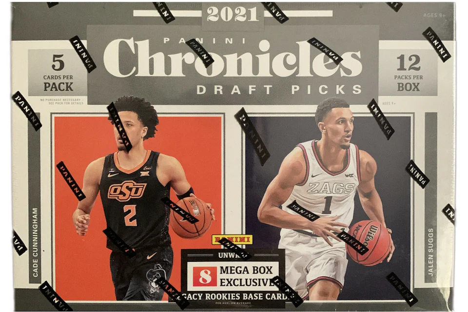 2021 Panini Chronicles Draft Picks Collegiate Basketball Mega Box (Orange Opti-Chrome Parallels)