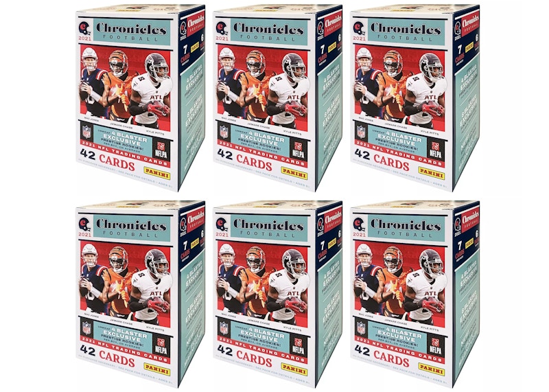 2021 Panini Chronicles Football Blaster Box 6x Lot - 2021 - US