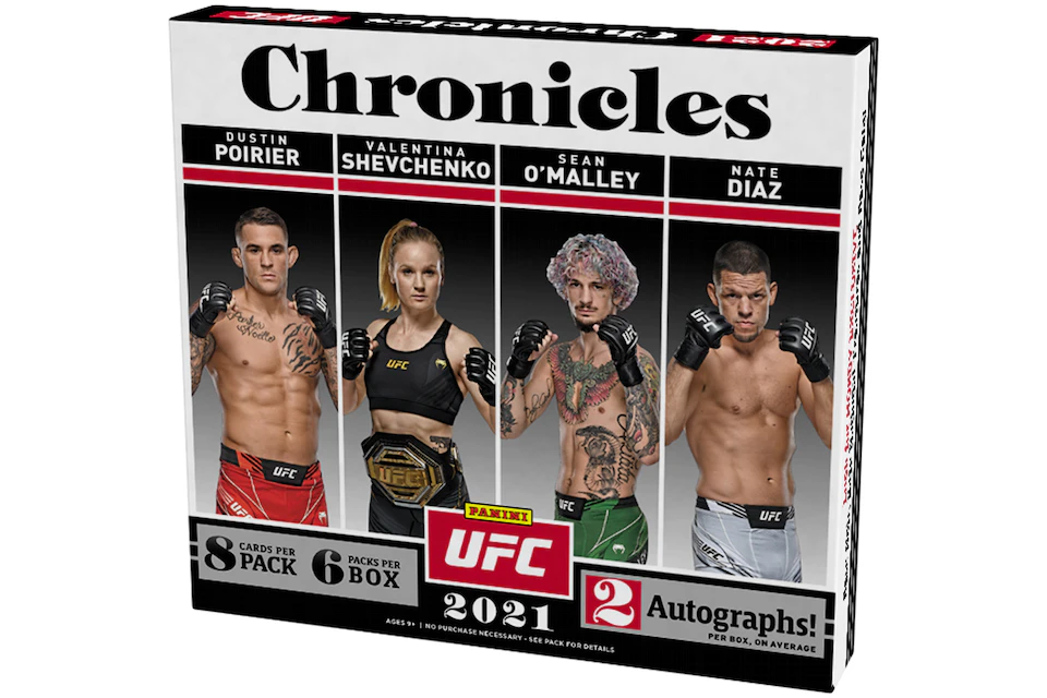 2021 Panini Chronicles UFC Hobby Box