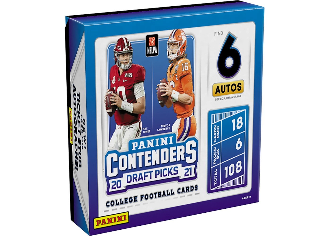 2021 Panini Contenders Draft Picks Football Hobby Box - 2021