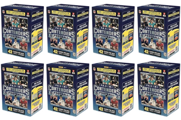 2021 Panini Contenders Fußball Blaster Box 8x Los