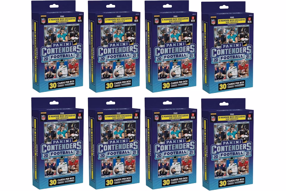 2021 Panini Contenders Football Hanger Box 8x Lot