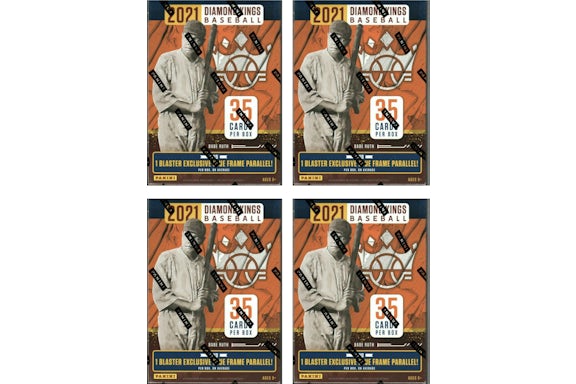2021 Panini Diamond Kings Baseball Blaster Box 4x Lote
