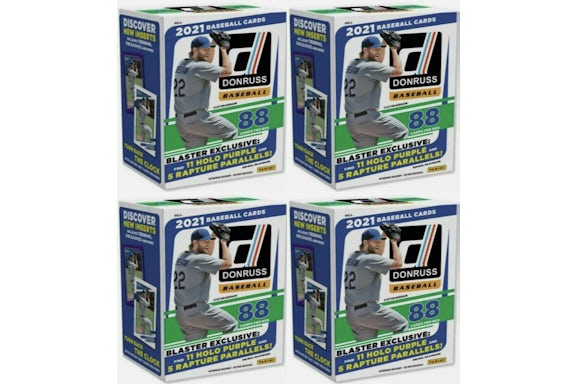 2021 Panini Donruss Baseball Blaster Box 4x Lote