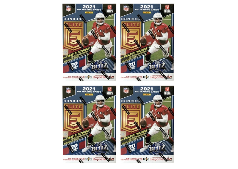 2021 Panini Donruss Elite Football Blaster Box 4x Lot