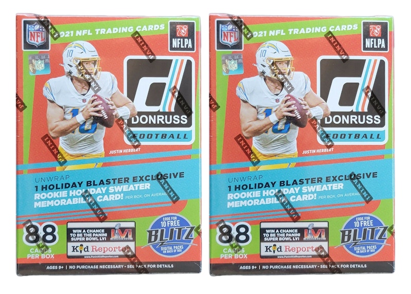 2021 Donruss purchases Football Holiday Blasters